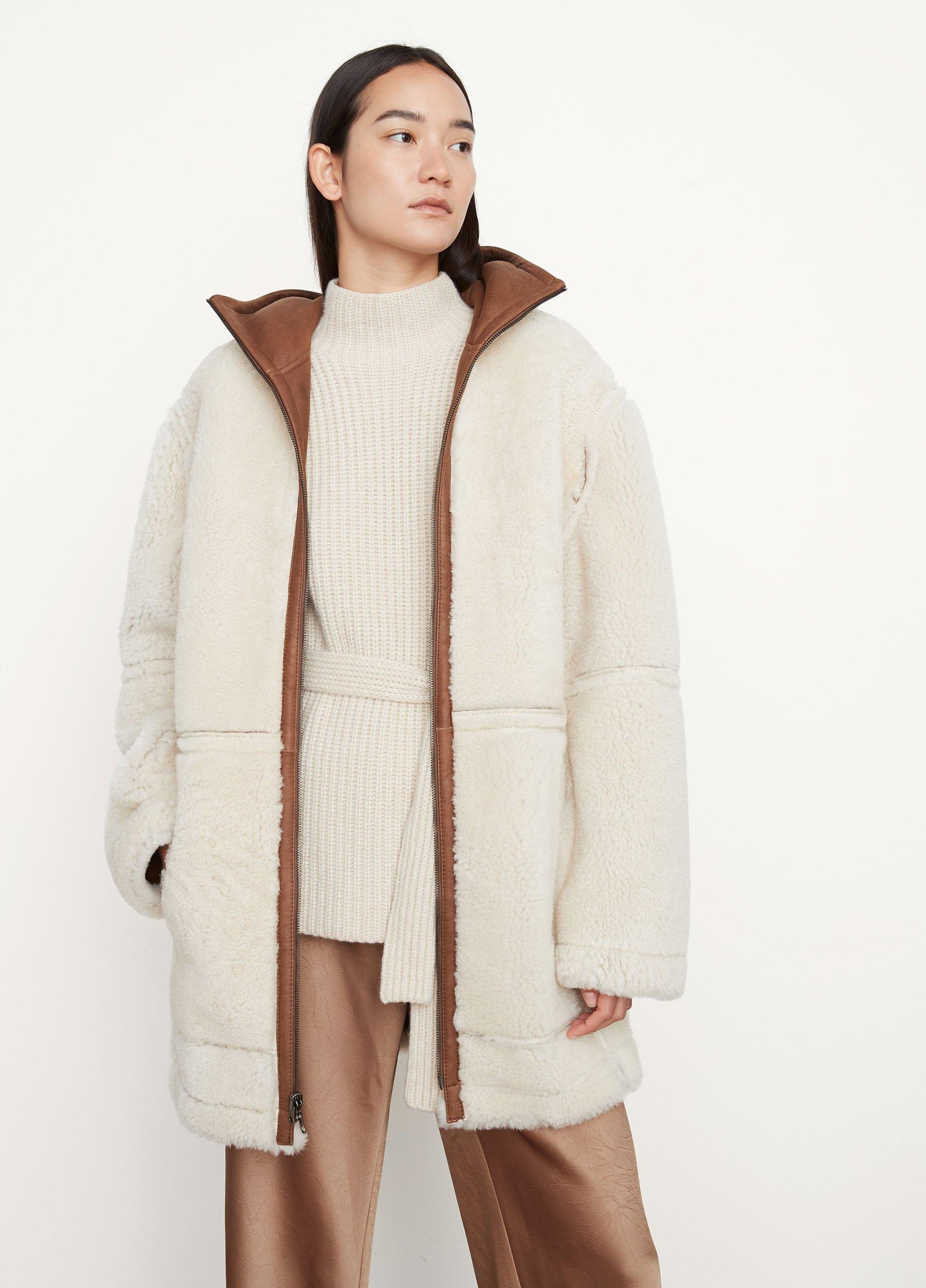 Reversible Shearling Flight Jacket image number 1