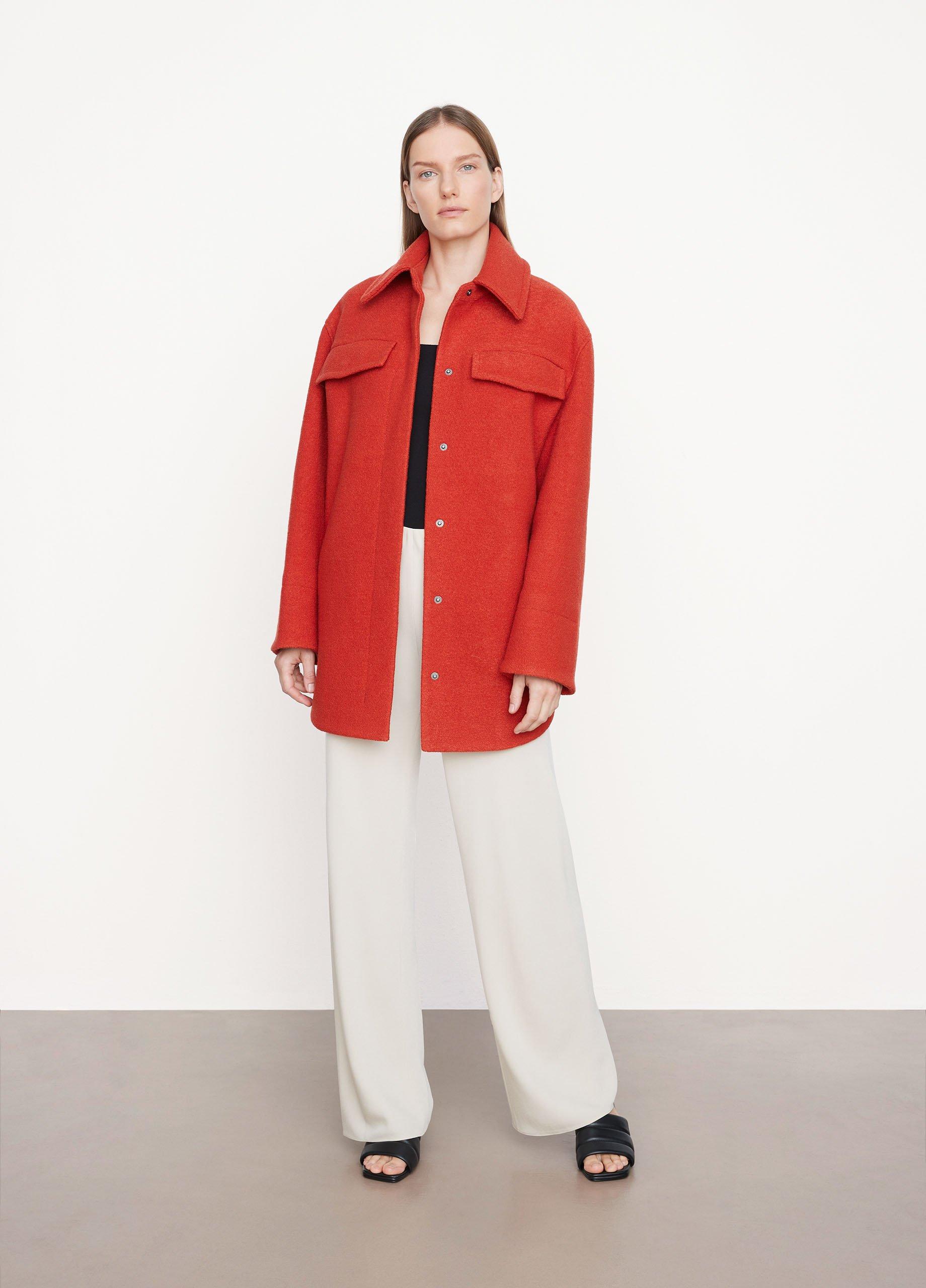 Plush Wool Shirt Jacket image number 0