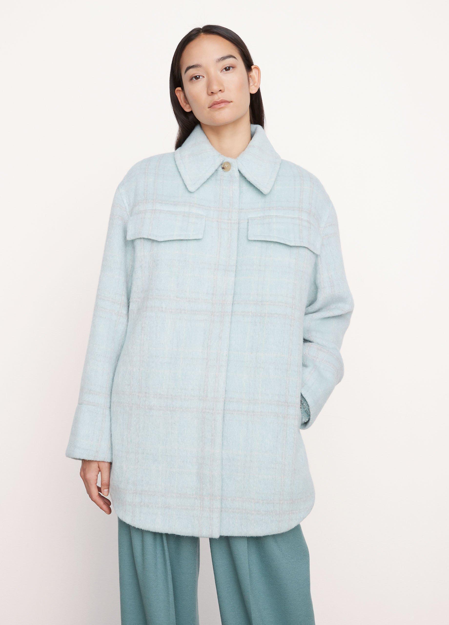 Vince plaid hot sale shirt jacket