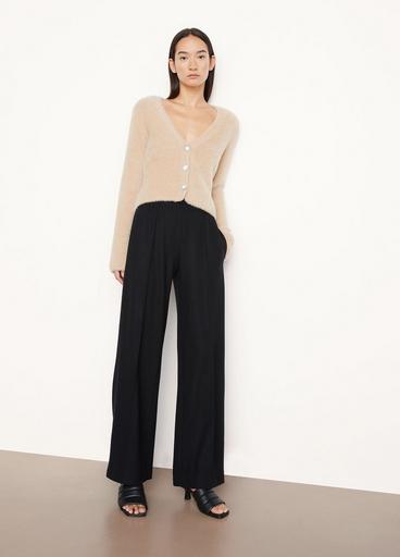 Fine Knit Wide-Leg Pull-On Pant image number 1