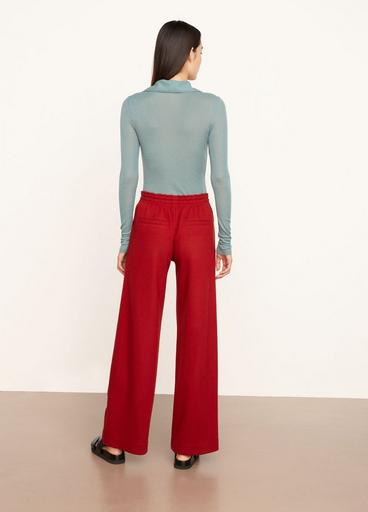 Fine Knit Wide Leg Pull On Pant image number 3