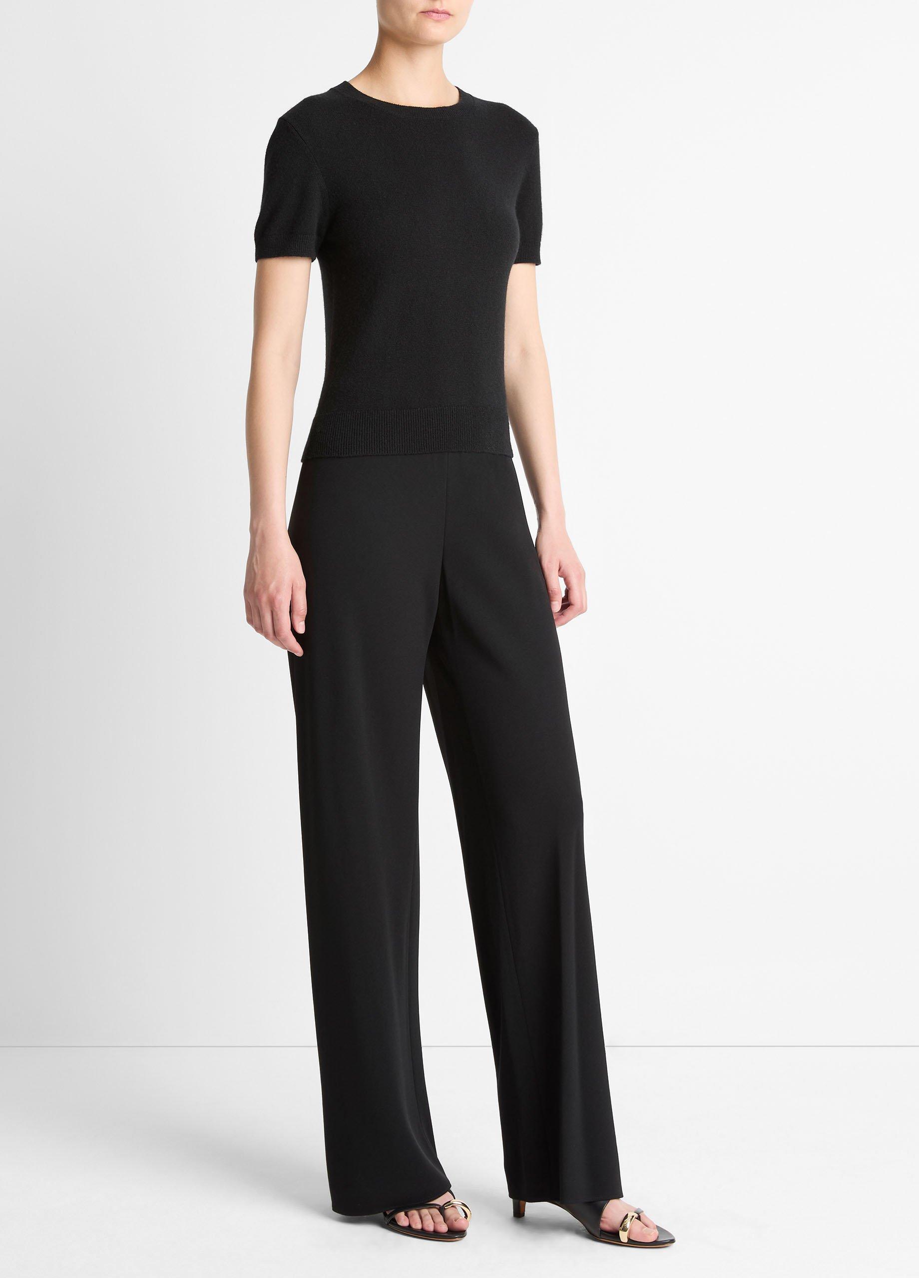 Colette High-Rise Crepe Bias Pant image number 1