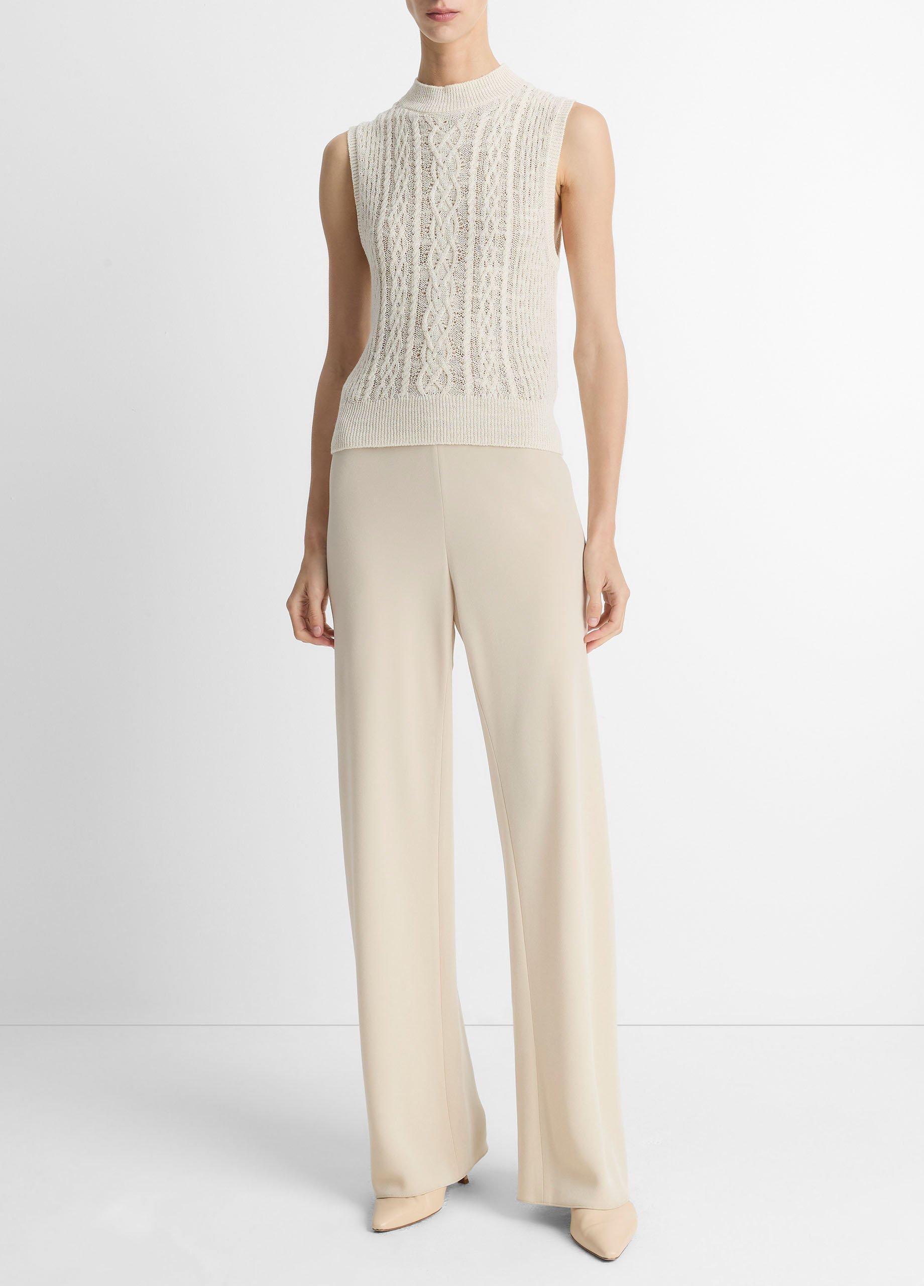 Colette High-Rise Crepe Bias Pant image number 0