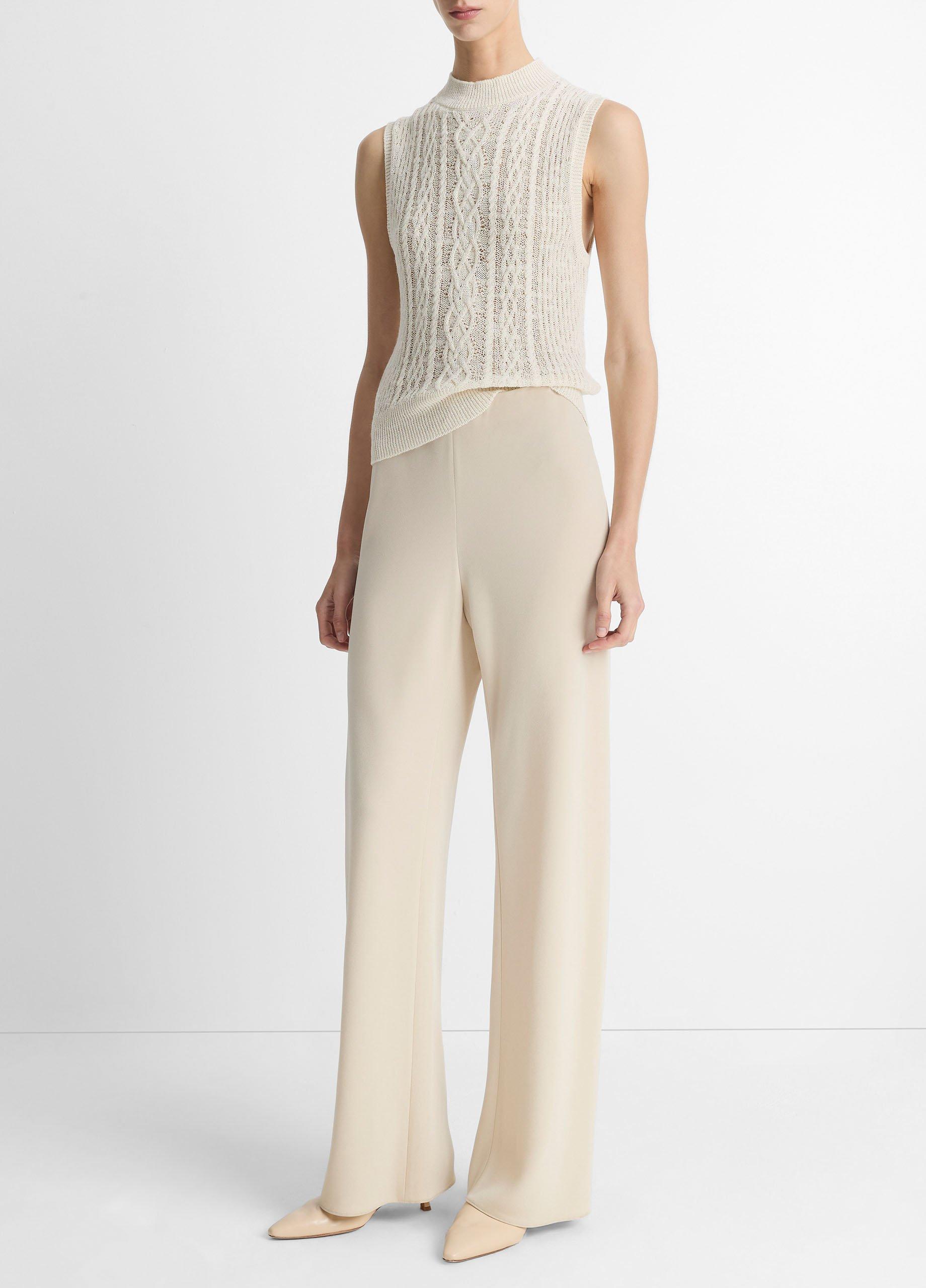 Colette High-Rise Crepe Bias Pant image number 1