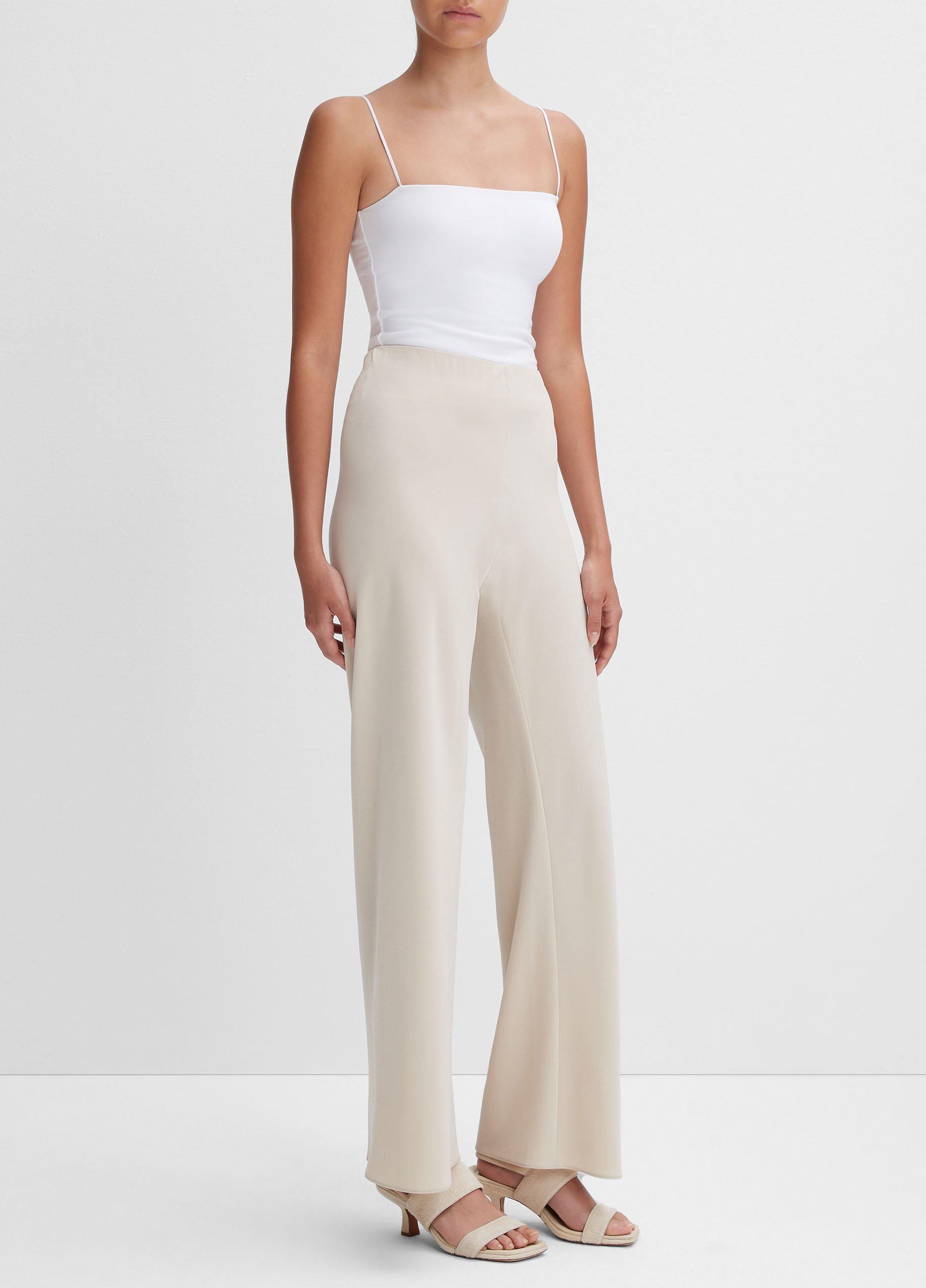 High-Waist Bias Pant