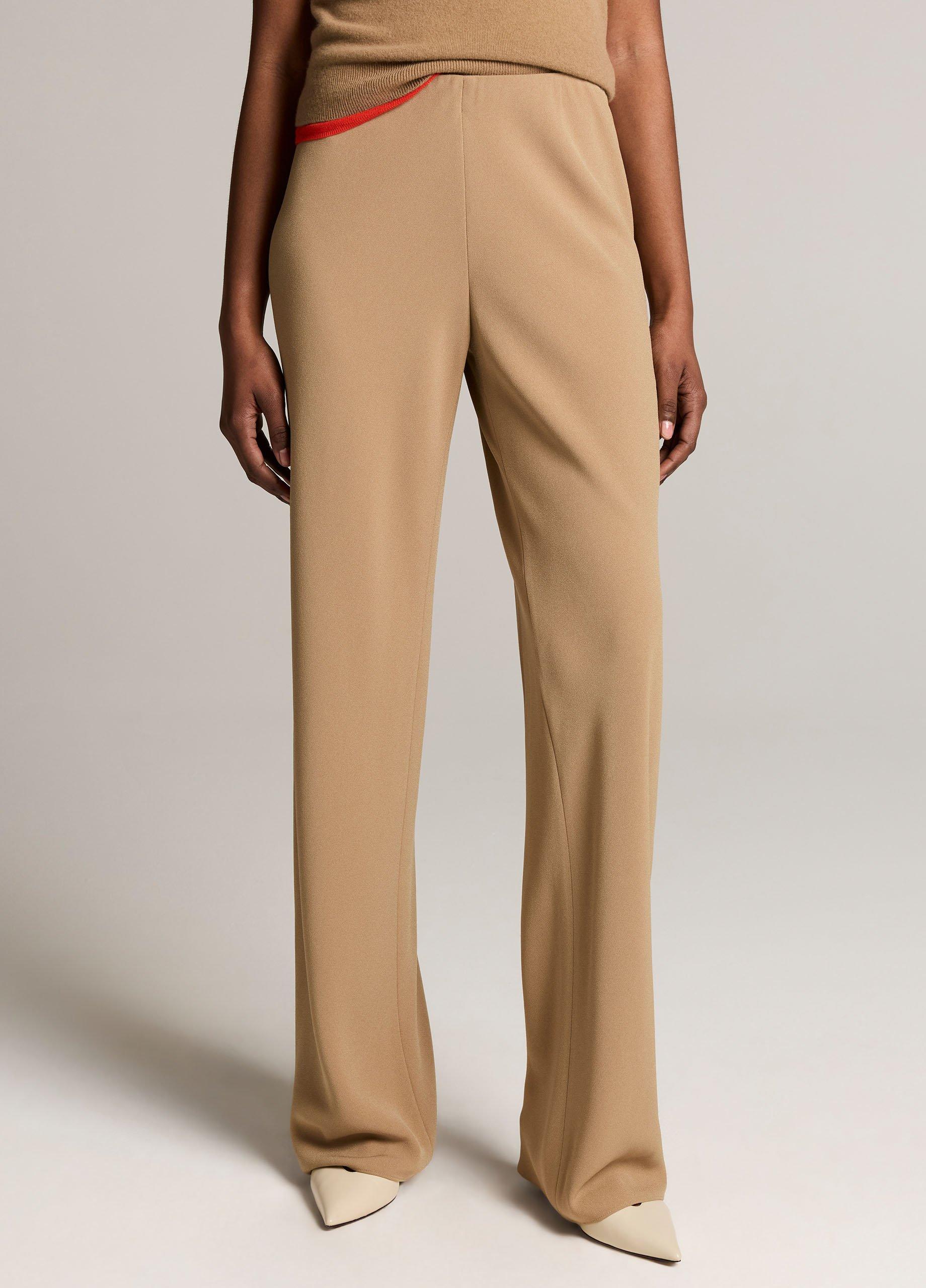Colette High-Rise Crepe Bias Pant image number 3