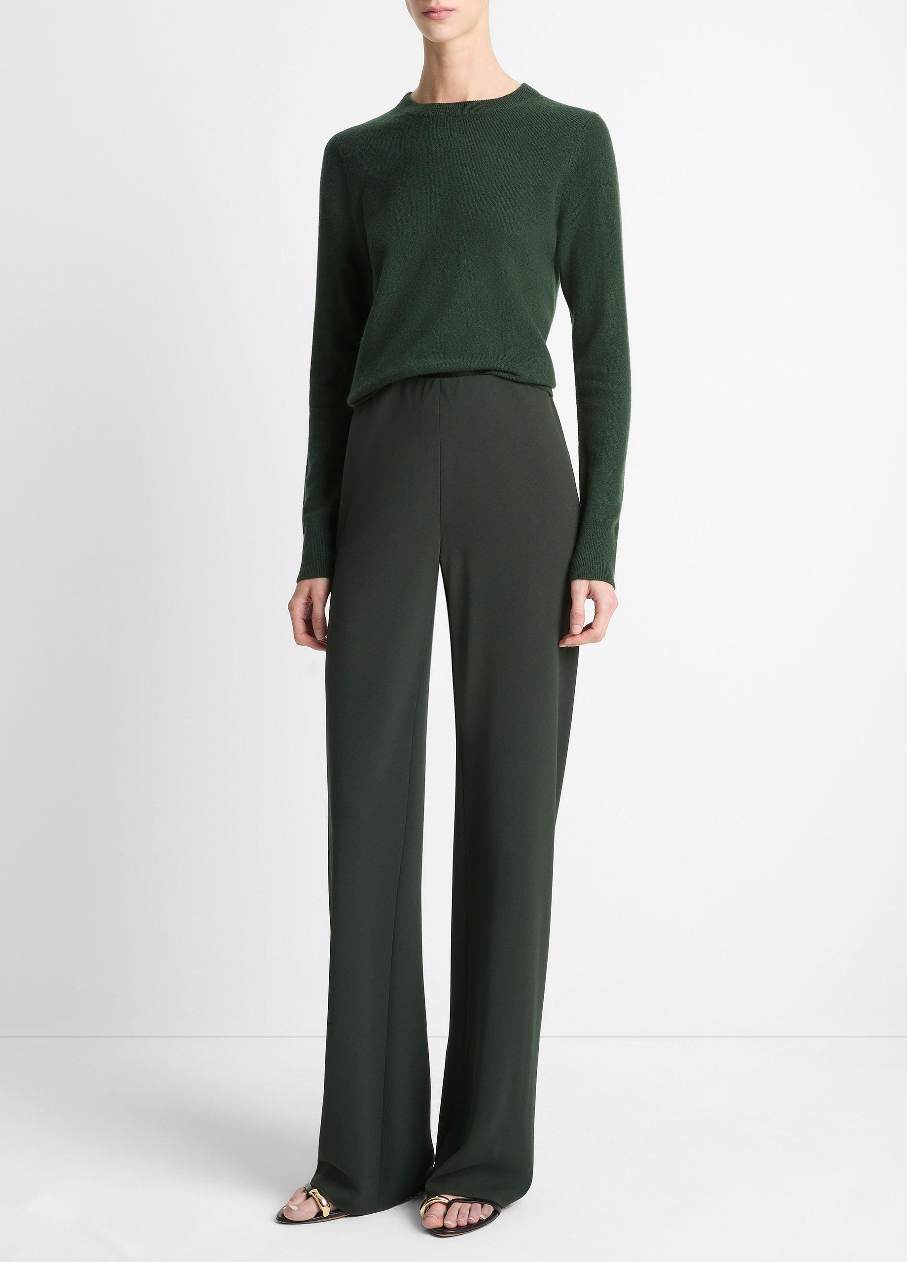Colette High-Rise Crepe Bias Pant image number 1