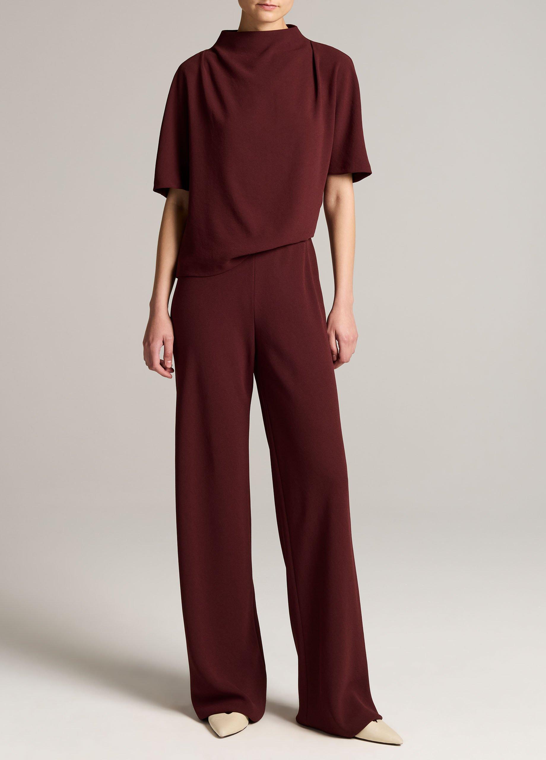 Colette High-Rise Crepe Bias Pant image number 0