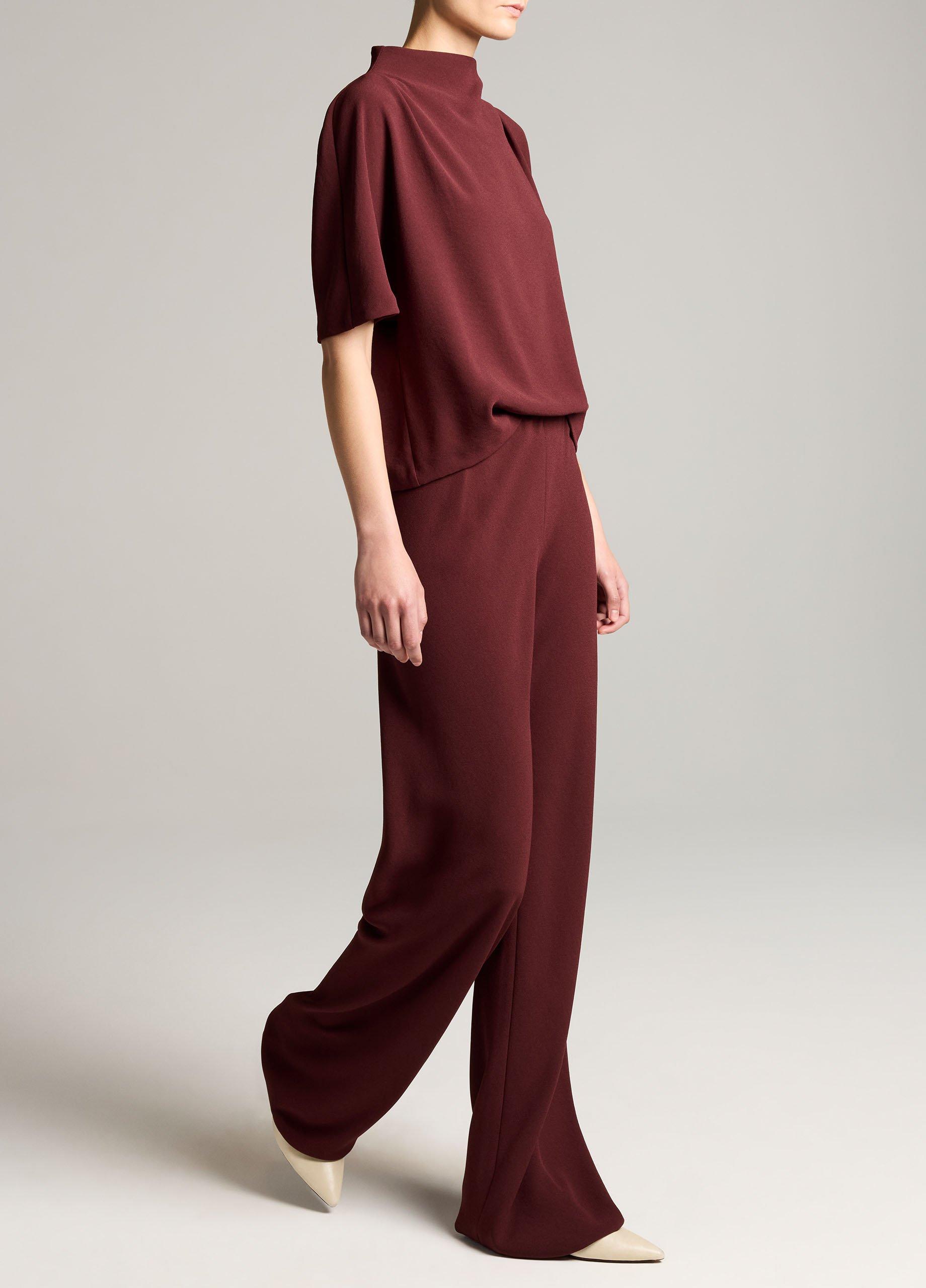 Colette High-Rise Crepe Bias Pant image number 1