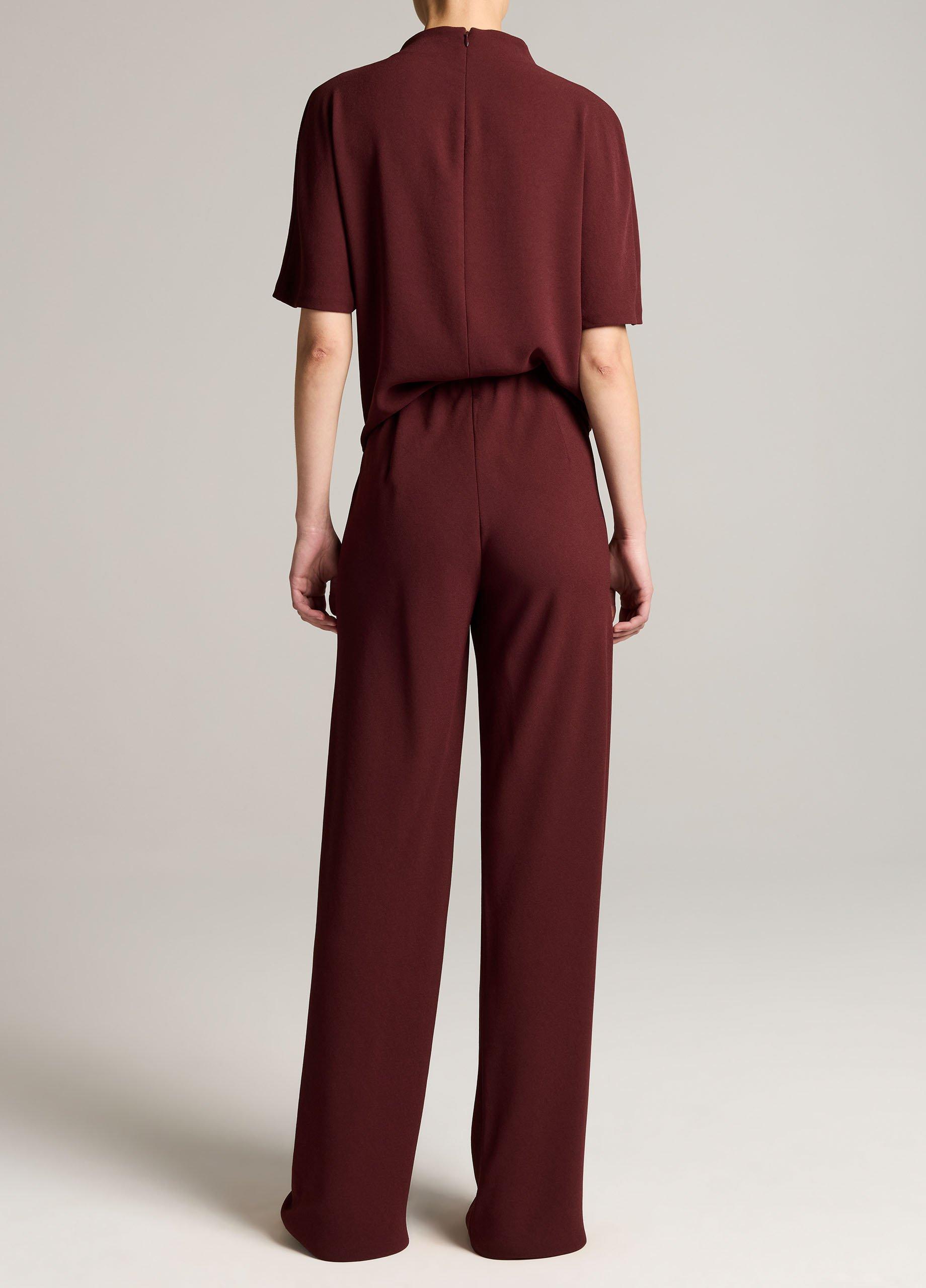Colette High-Rise Crepe Bias Pant image number 2