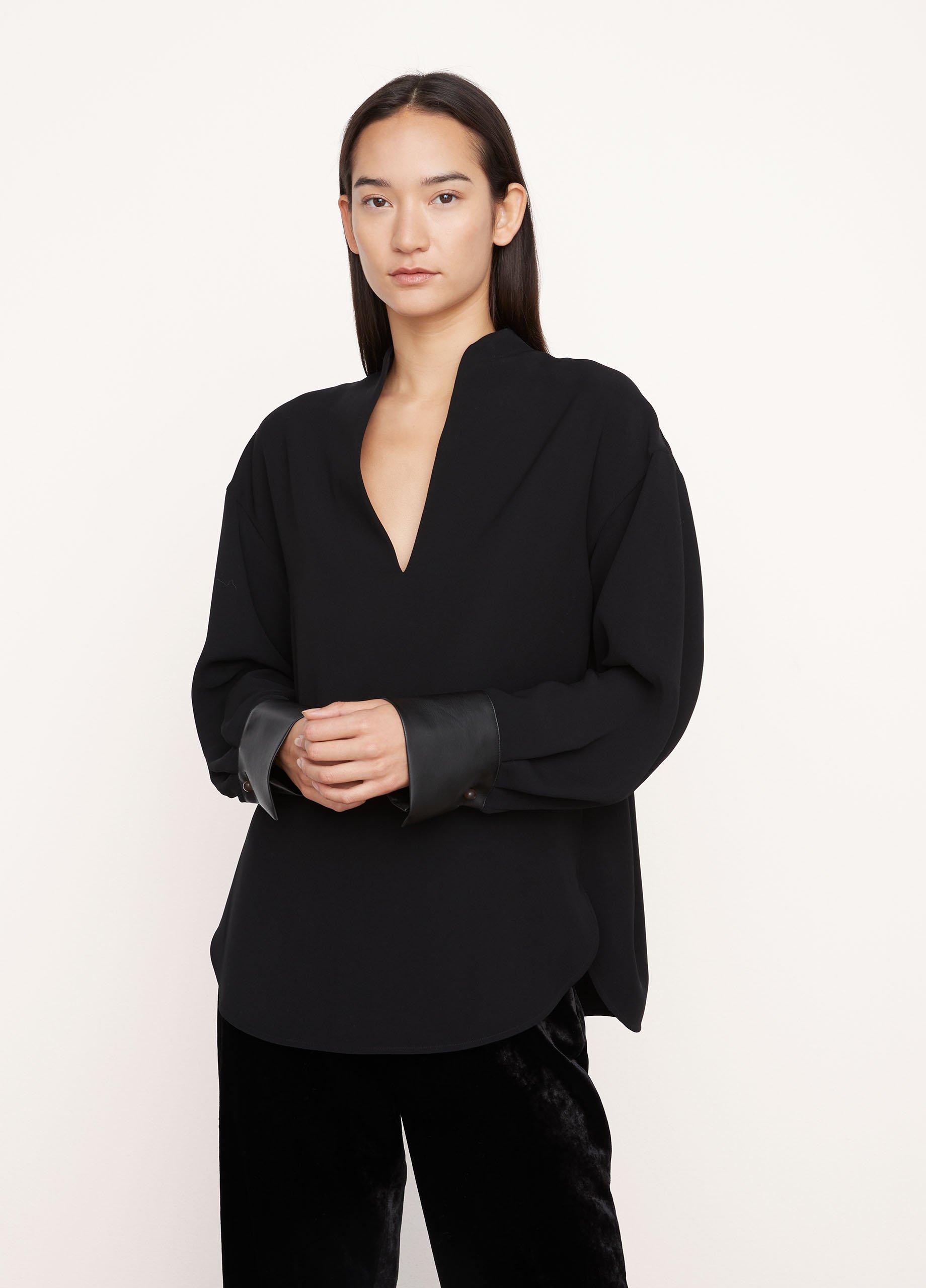 好評 Slit SETENS Sleeves Jacket V-neck ノーカラージャケット - www