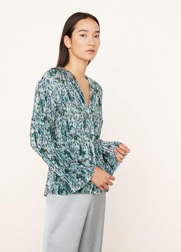 Berry Blooms Pleated Blouse image number 2