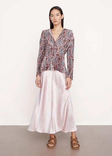 Berry Blooms Pleated Blouse image number 0
