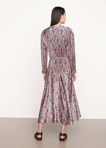 Berry Blooms Pleated Shirt Dress image number 3