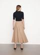 Utility Button-Front Midi Skirt image number 3