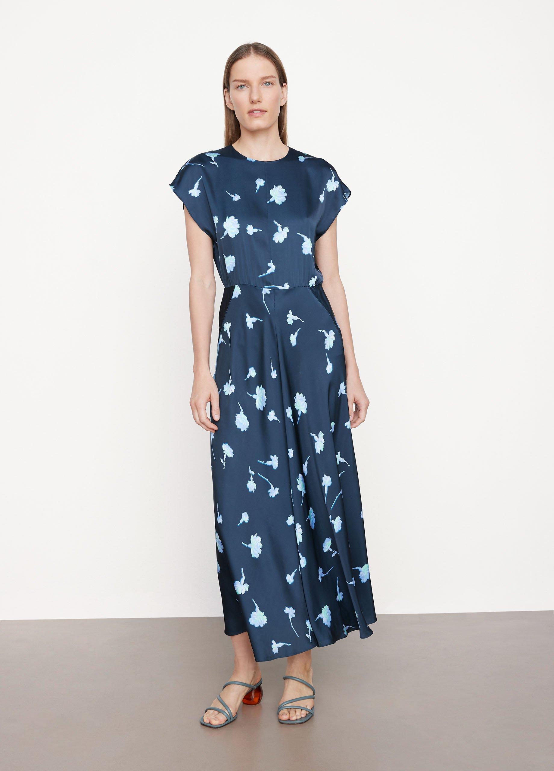 Sea Carnation Cap Sleeve Dress image number 0