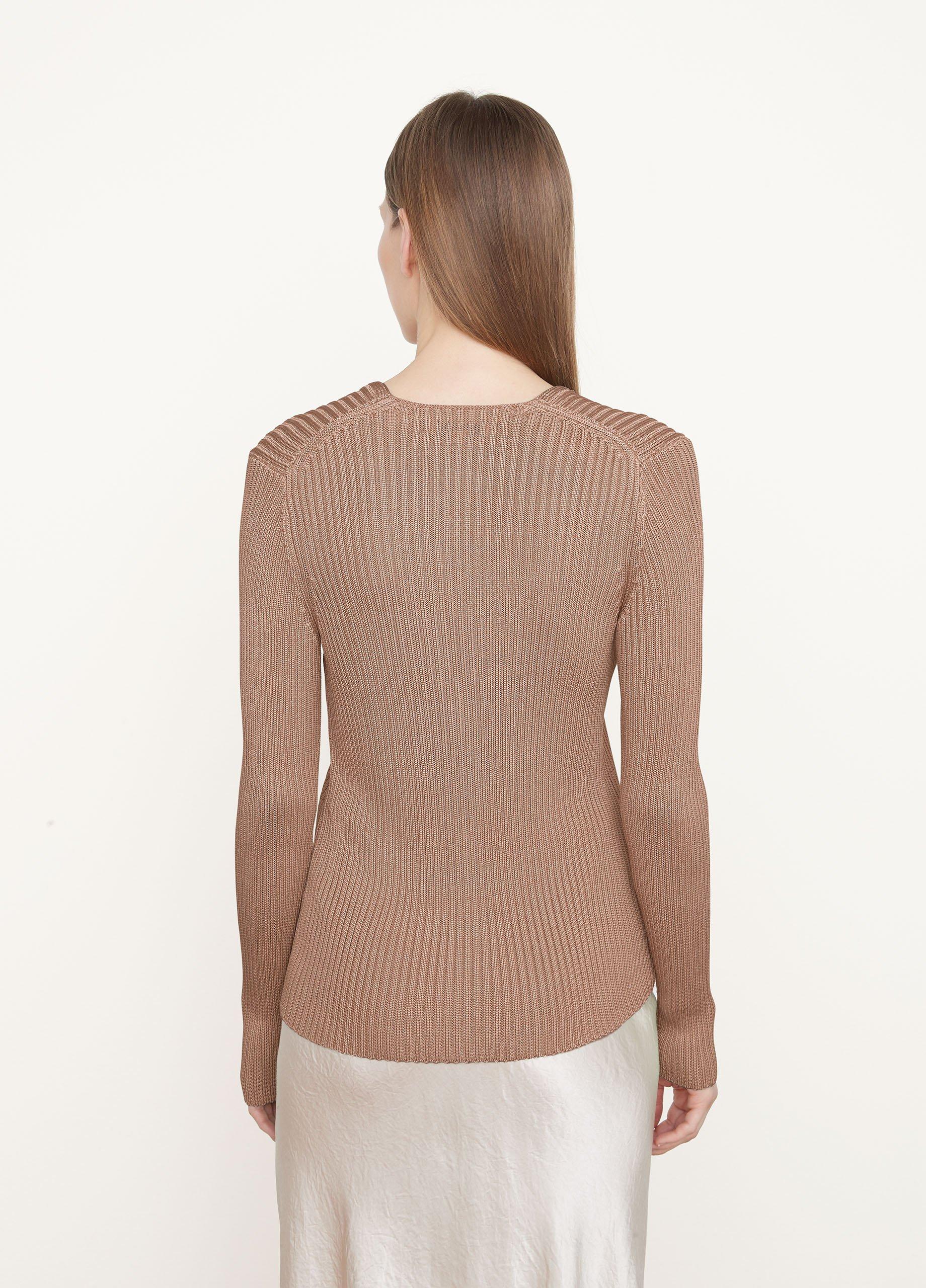 Ribbed Button Cardigan in Sweaters | Vince