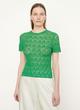 Fine Lace Short-Sleeve Top image number 1