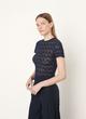 Fine Lace Short-Sleeve Top image number 2