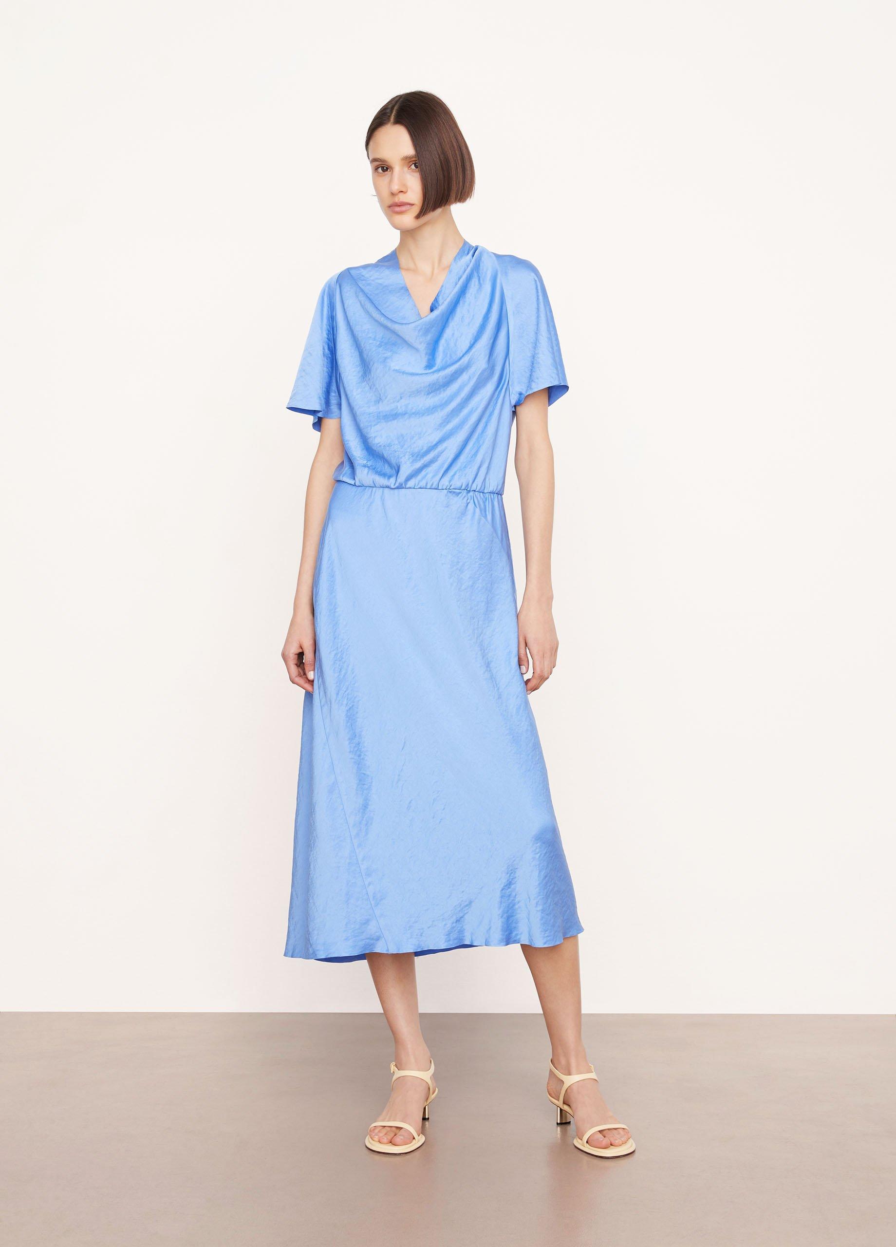 Asymmetric Cowl Neck Dress image number 0