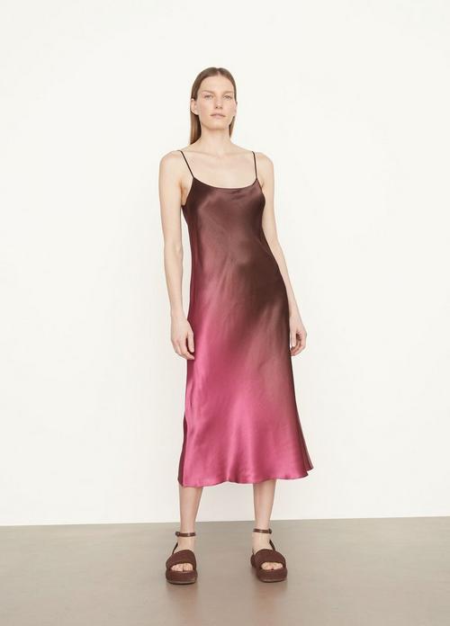 Ombré-Printed Slip Dress