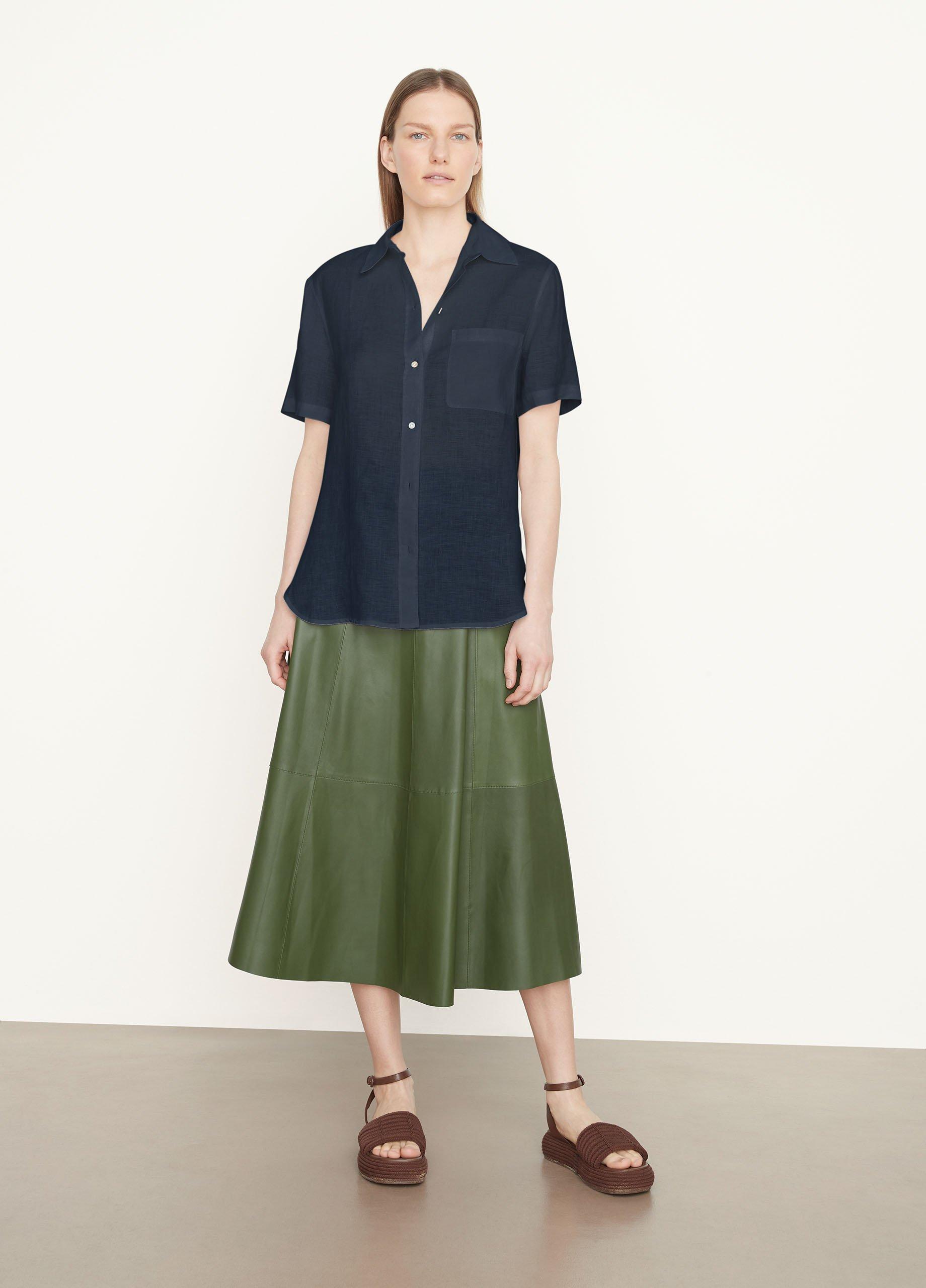 Linen Short Sleeve Camp Shirt image number 0