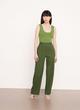 Linen-Blend High-Waist Pull-On Pant image number 0