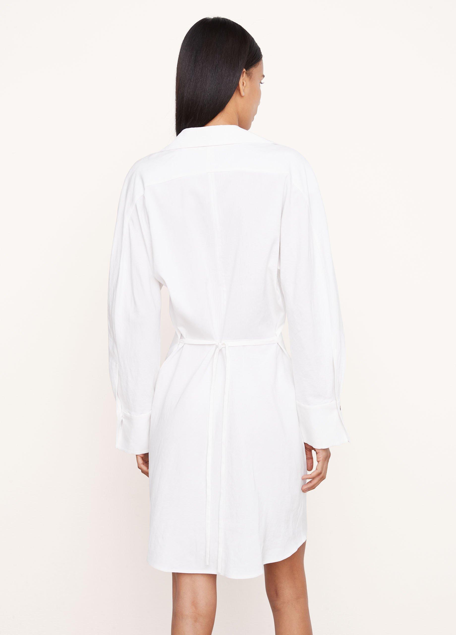 Tie-Back Shirt Dress in Dresses & Skirts | Vince