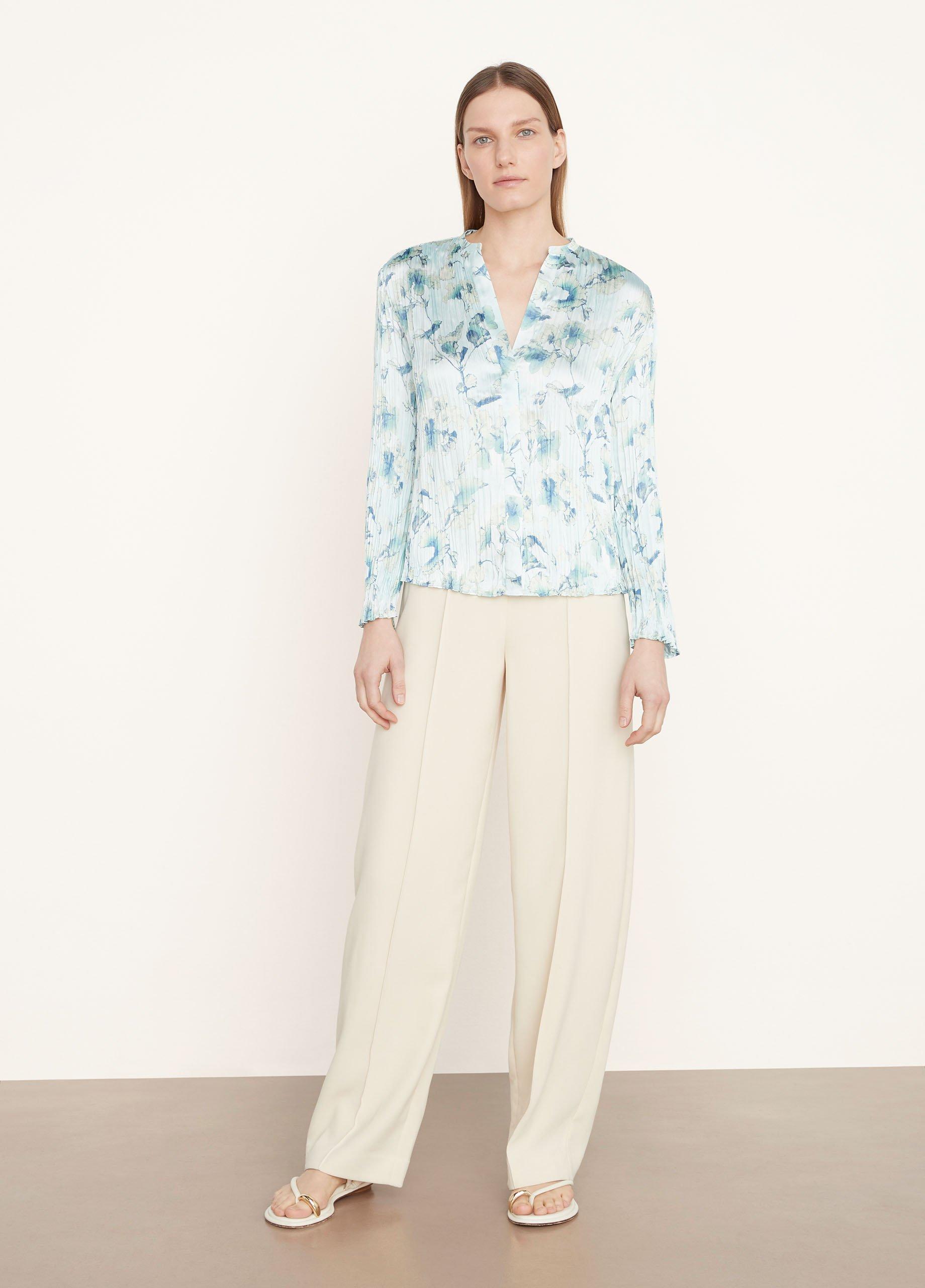 Vince cheap floral blouse