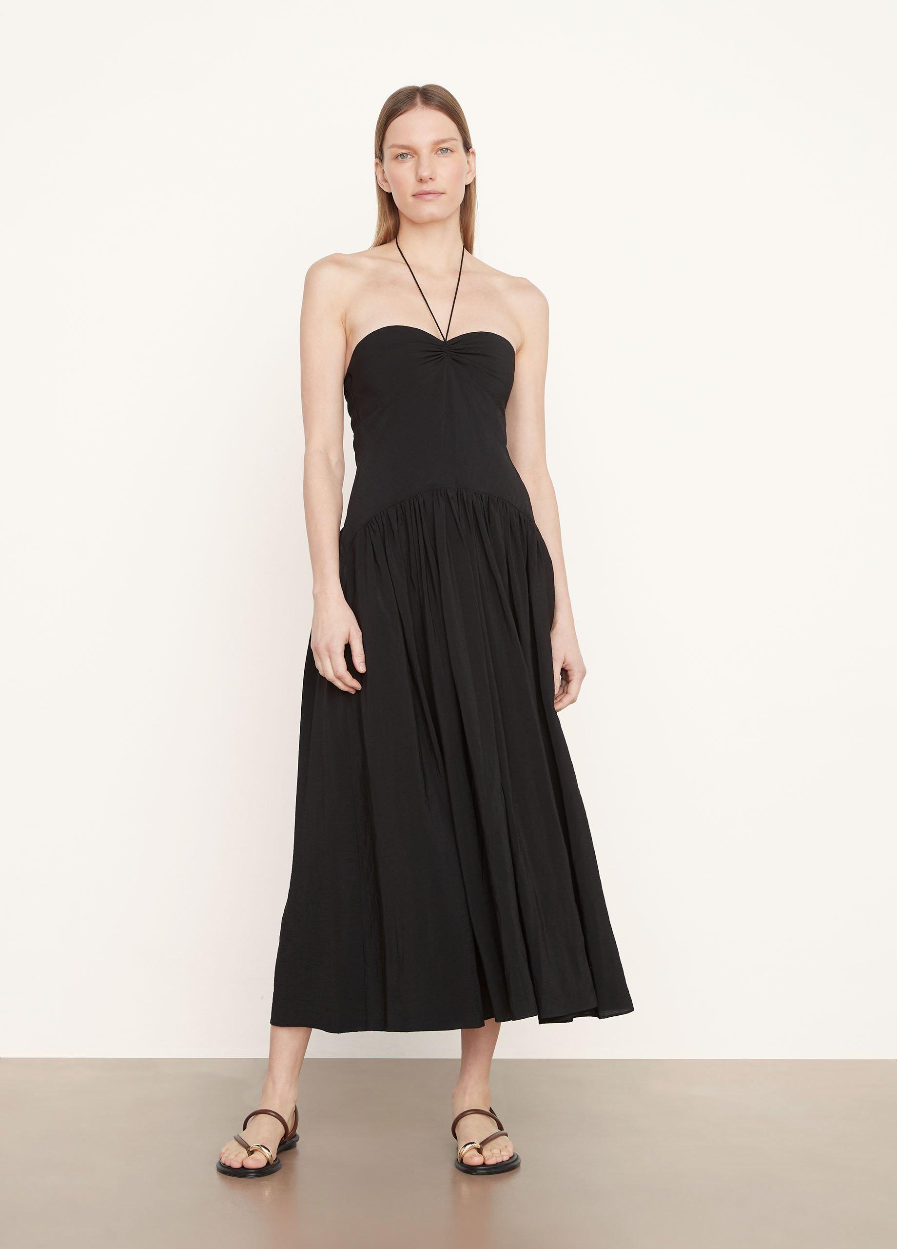 Ruched Halter Dress image number 0
