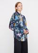 Painted Bouquet Silk Sculpted Long Sleeve Shirt image number 2