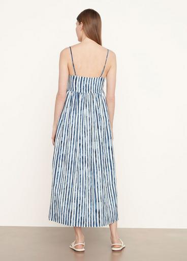 Painterly Stripe Ruched Dress image number 3