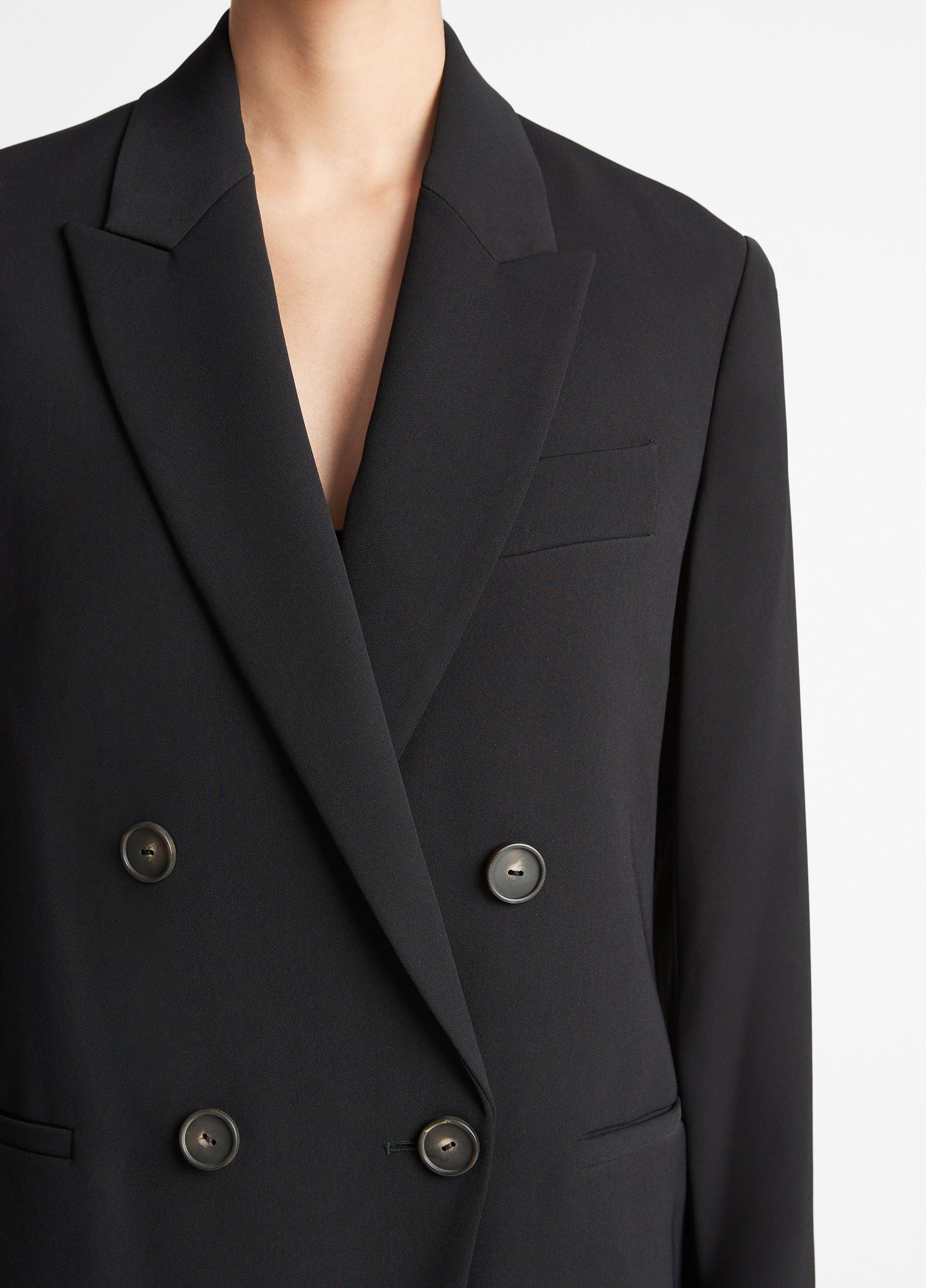 【関税込み】ETRO Double-breasted blazer Etro Black Check Double-breasted Blazer for Men Online USA
