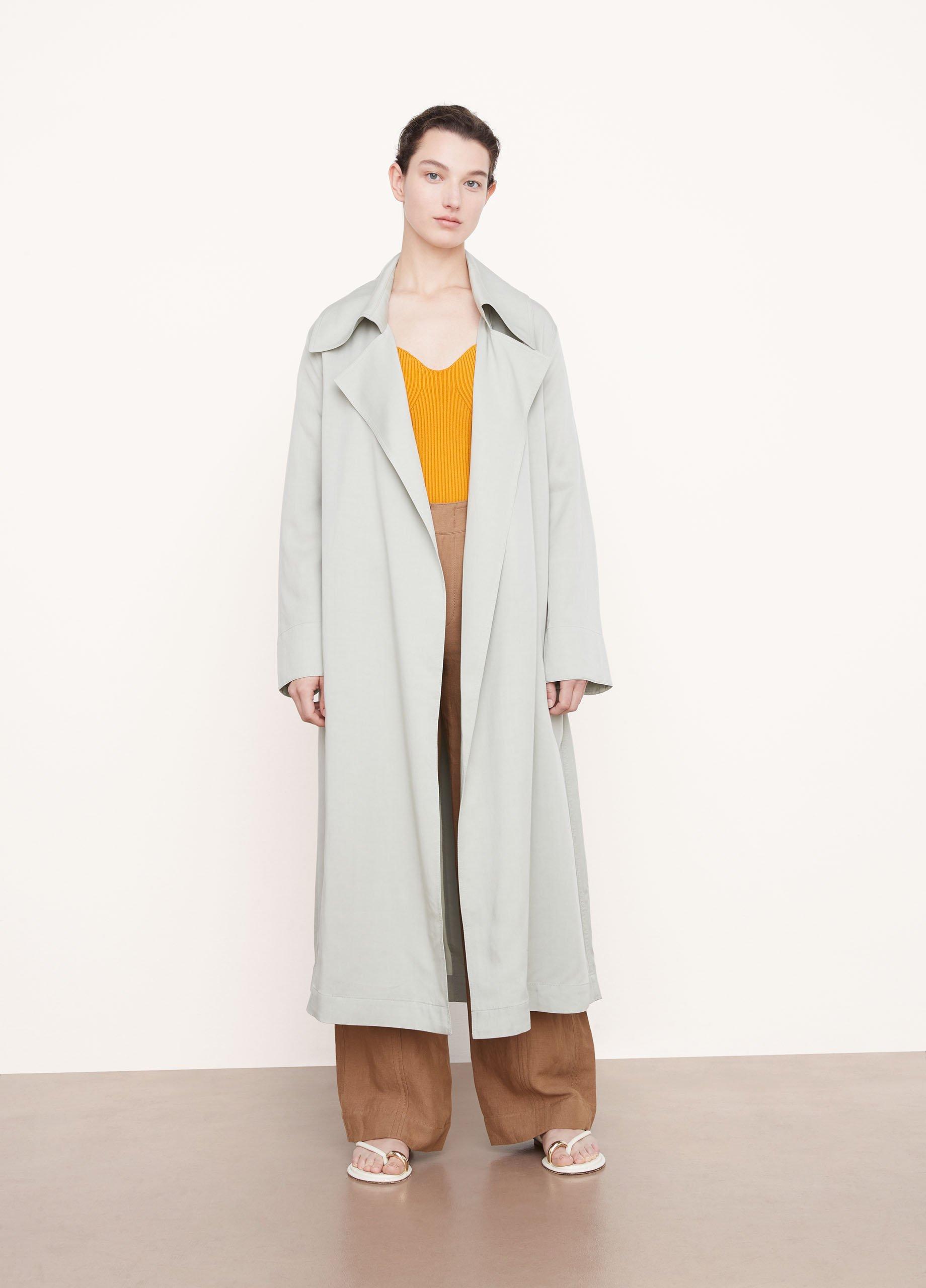 Maladroit opslag wasmiddel Drapey Belted Coat in Coats | Vince