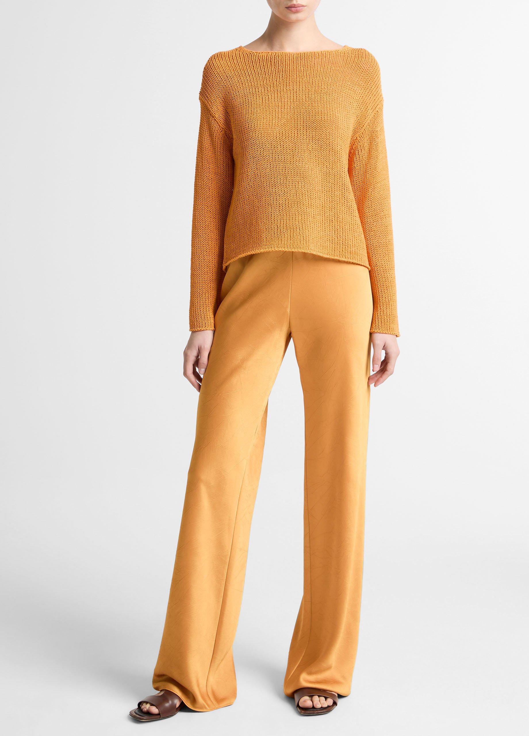 Colette High-Rise Crushed Satin Bias Pant image number 0