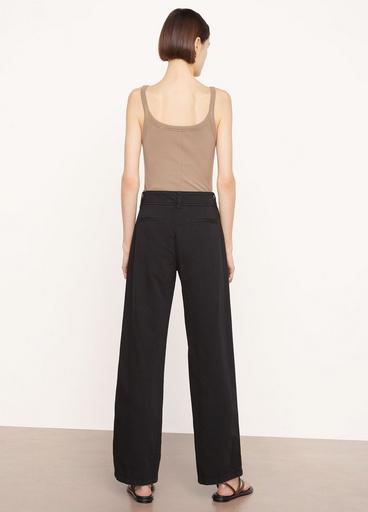 High-Waist Washed Casual Pant image number 3