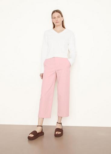 Washed Cotton Crop Pant image number 1
