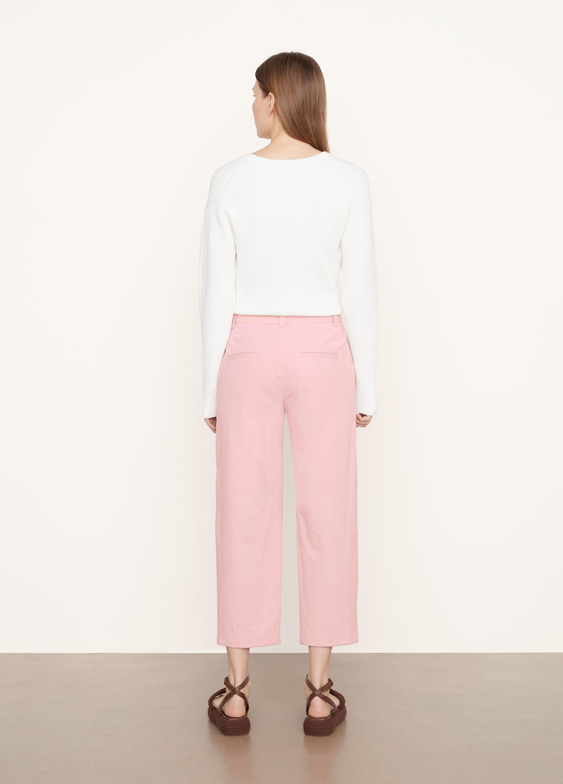 Washed Cotton Crop Pant in Pants & Shorts | Vince