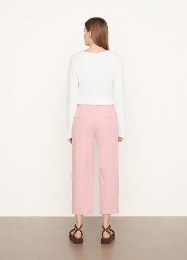 Washed Cotton Crop Pant image number 3