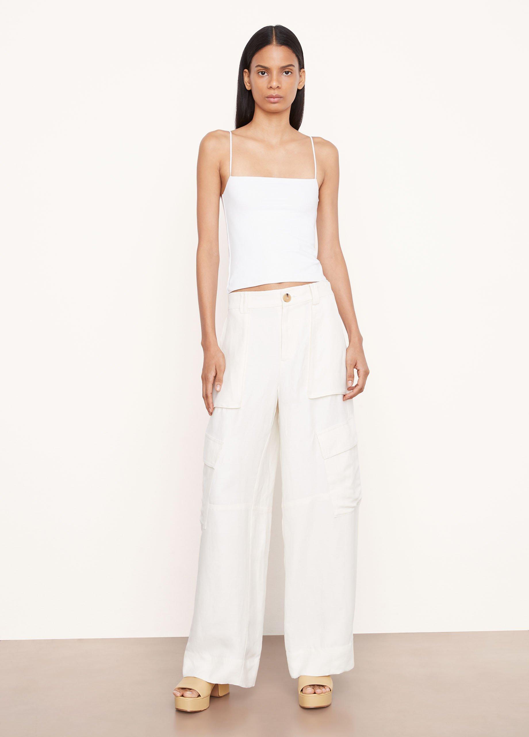 Off-White Wide Leg Pants – Gallerina