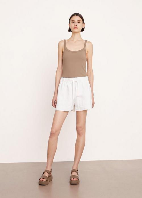 Tie-Front Pull-On Short