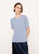 Striped Short Sleeve Crew Neck T-Shirt image number 1