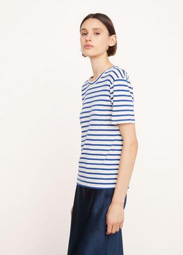 Striped Short Sleeve Crew Neck T-Shirt image number 2