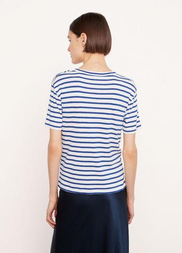 Striped Short Sleeve Crew Neck T-Shirt image number 3