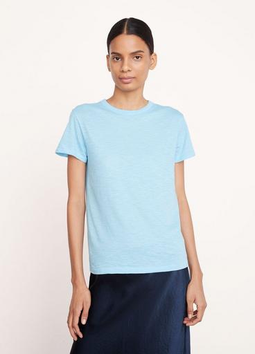 Pima Cotton Short Sleeve Relaxed T-Shirt in Shirts & Tees | Vince