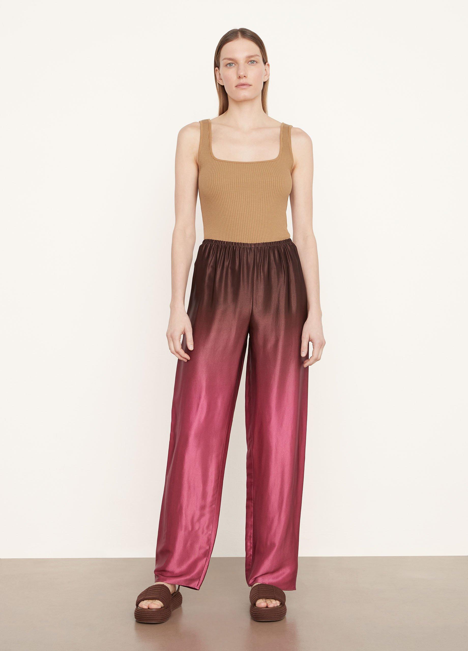 Ombr&eacute;-Printed Pull-On Pant image number 0