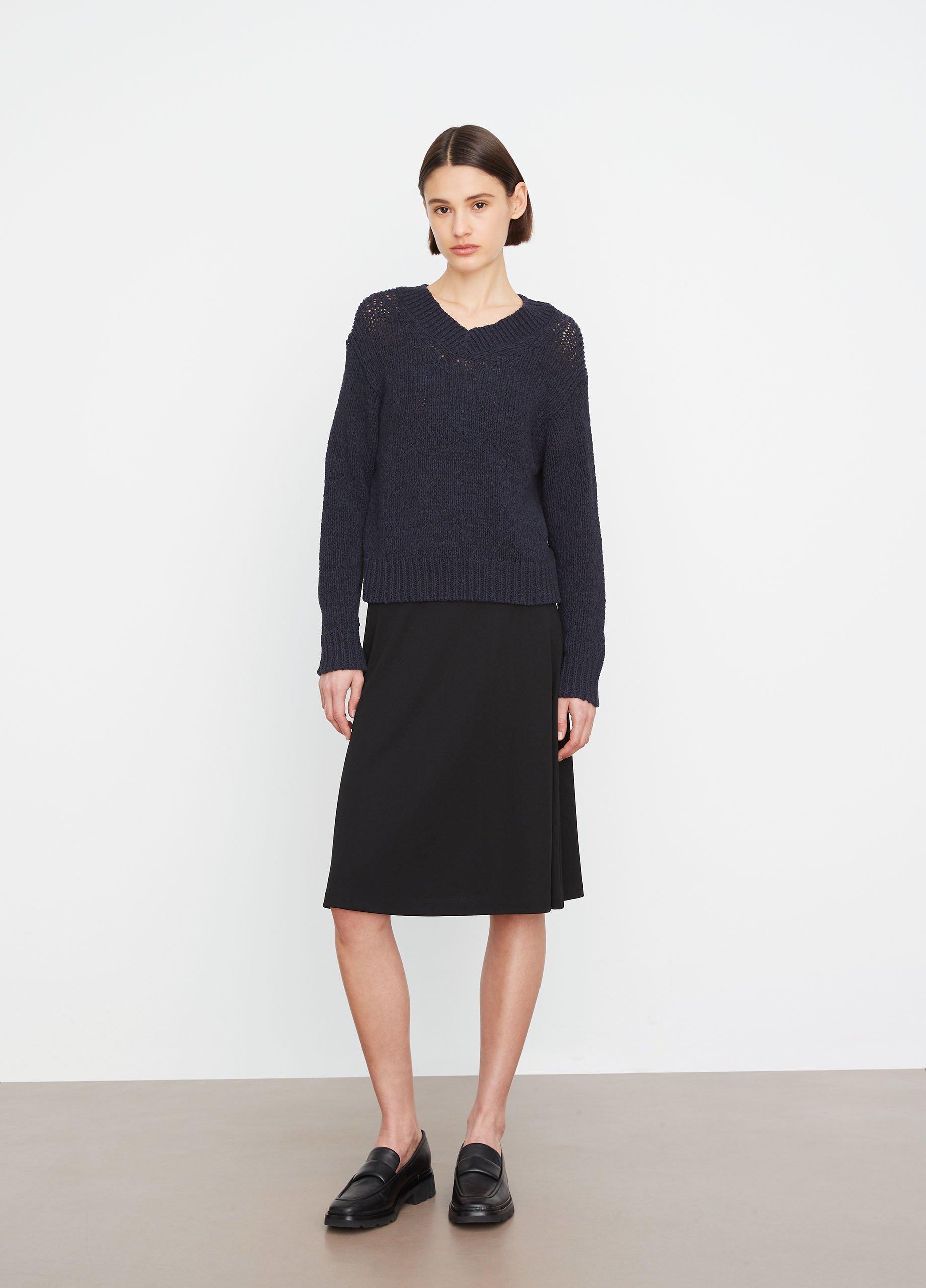 Drop Shoulder V-Neck Sweater in Vince Products Women | Vince