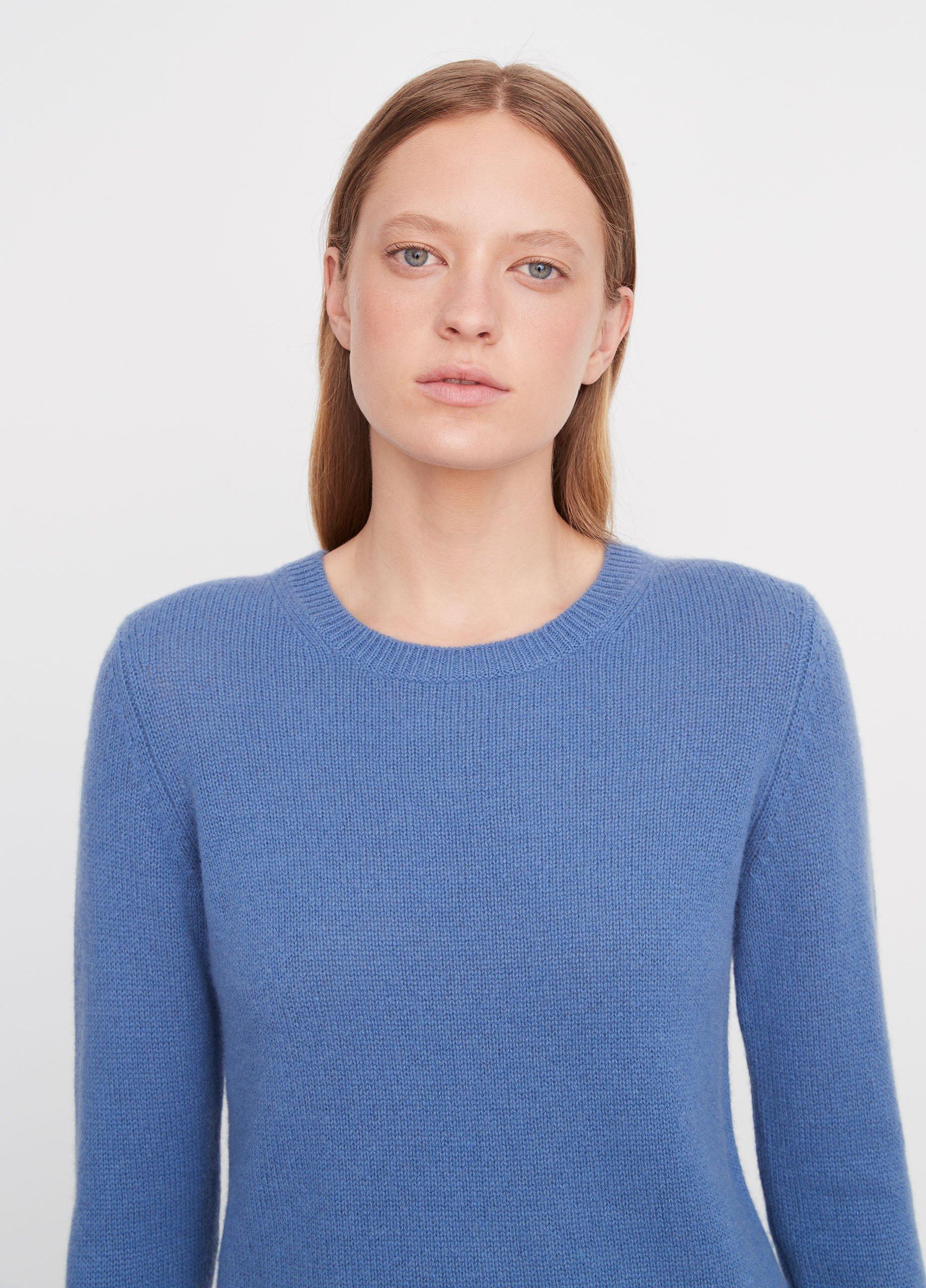 Cashmere Classic Crew Neck Sweater in Vince Products Women | Vince