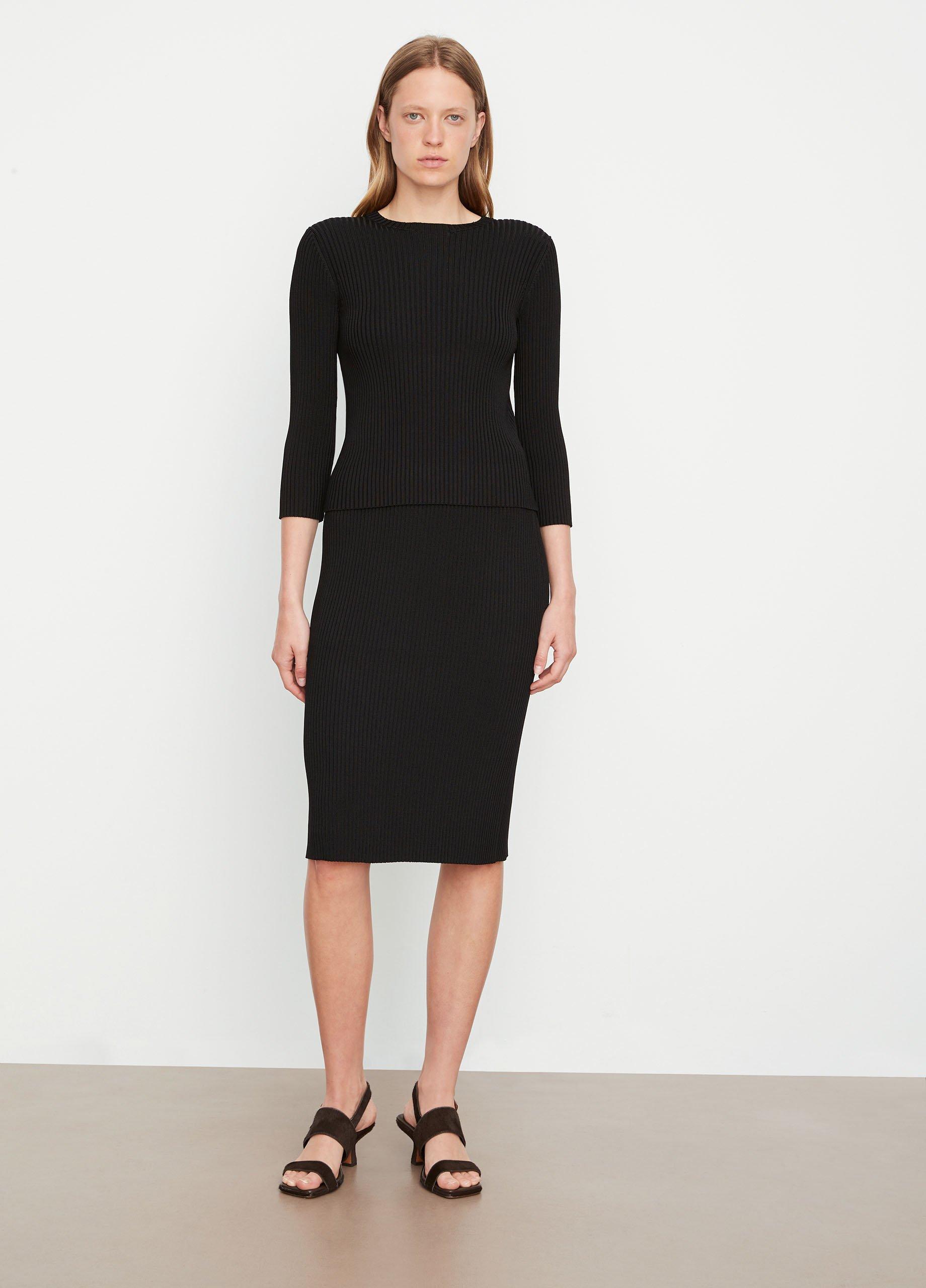 Ribbed Boat-Neck Sweater image number 0