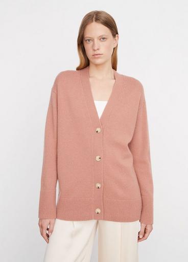 Wool and Cashmere Weekend Cardigan in Sweaters   Vince